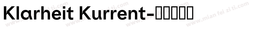 Klarheit Kurrent字体转换